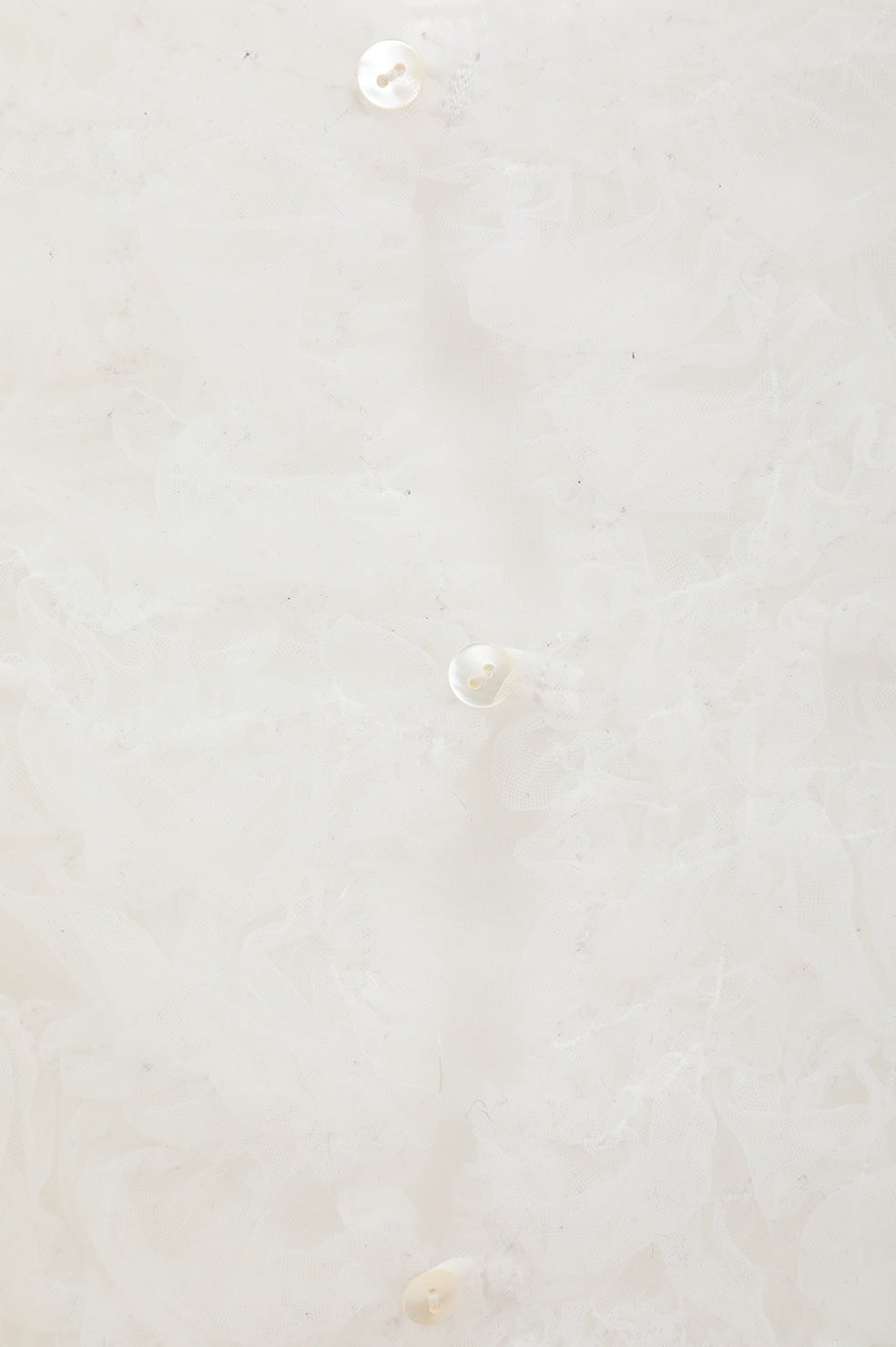 CLANE TULLE VEST LAYERED TOPS ホワイト2 TULLE VEST LAYERED TOPS｜TOPS(トップス)｜CLANE OFFICIAL