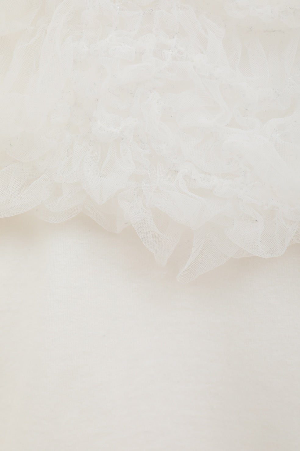 シャツ+ブラウス(半袖+袖なし) CLANE - CLANE TULLE VEST LAYERED TOPS CLANE(クラネ)｜TULLE VEST LAYERED TOPS/ブラウス/WHITE の通販