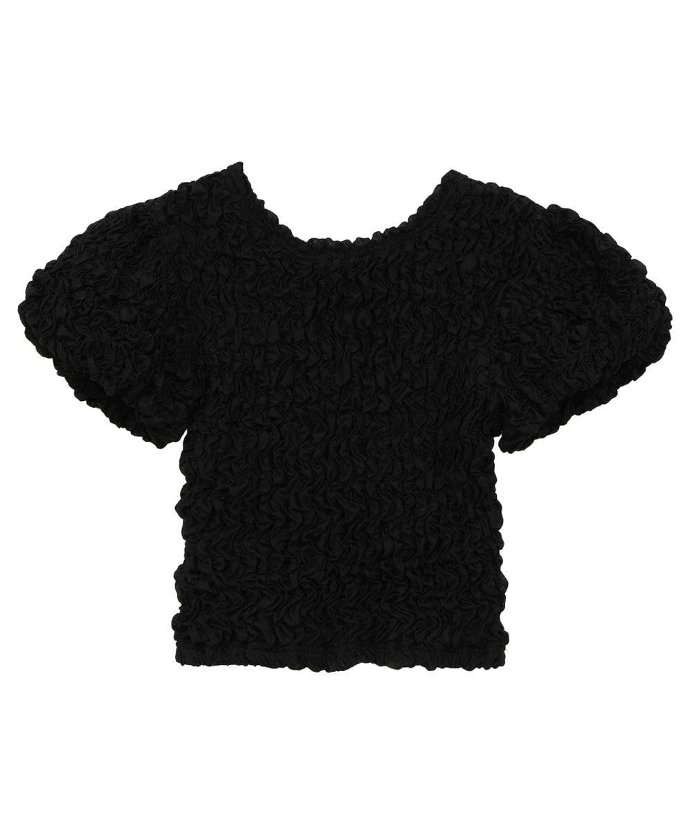 JJ　CLANE W FACE SHIRRING CROPPED TOPS CLANE / クラネ W FACE SHIRRING CROPPED TOPS｜アーストライブ