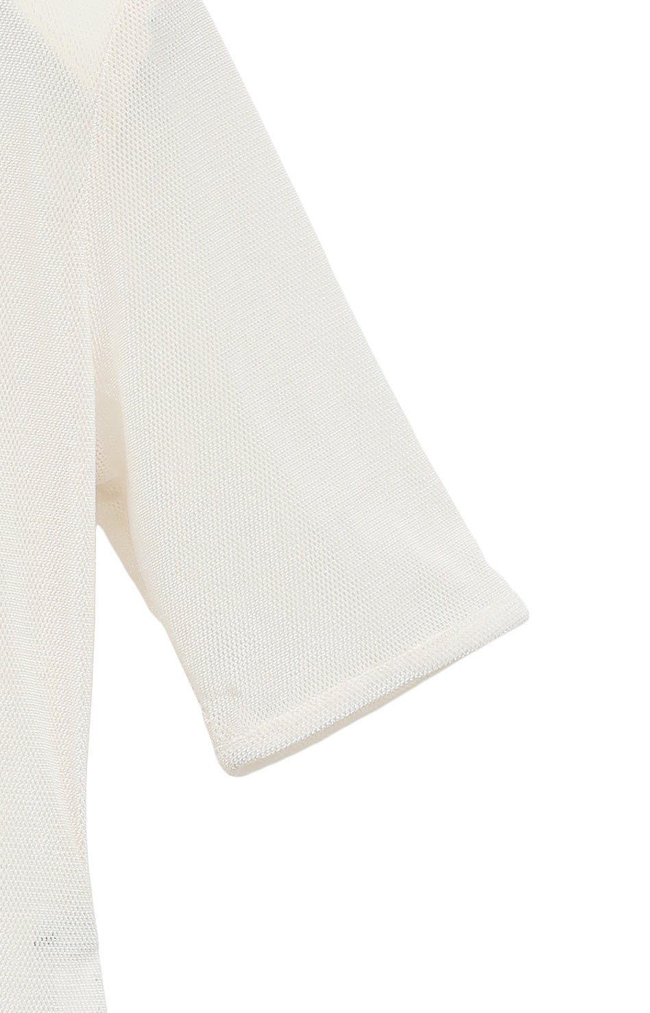 SHEER VELOUR POWER SHOULDER TOPS｜TOPS(トップス)｜CLANE