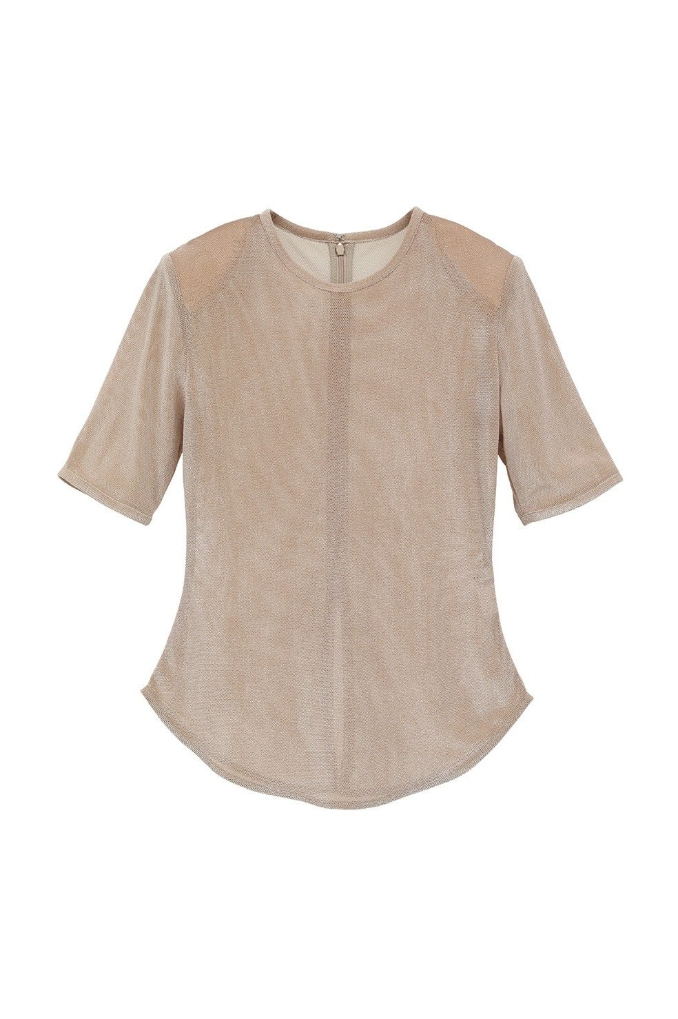 SHEER VELOUR POWER SHOULDER TOPS｜TOPS(トップス)｜CLANE