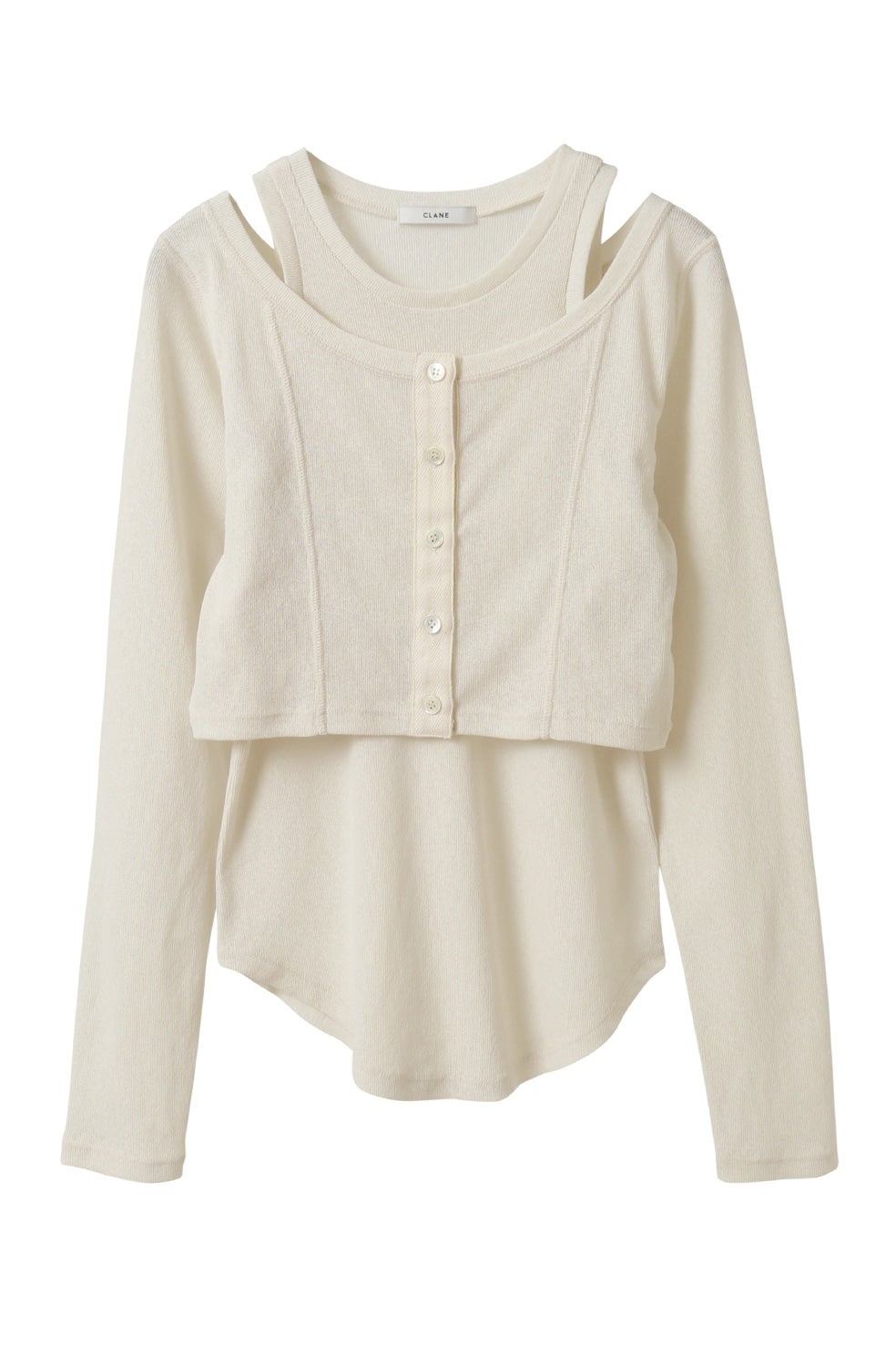 トップス ayano LAYERED COMBI TOPS｜TOPS(トップス)｜CLANE OFFICIAL ONLINE STORE
