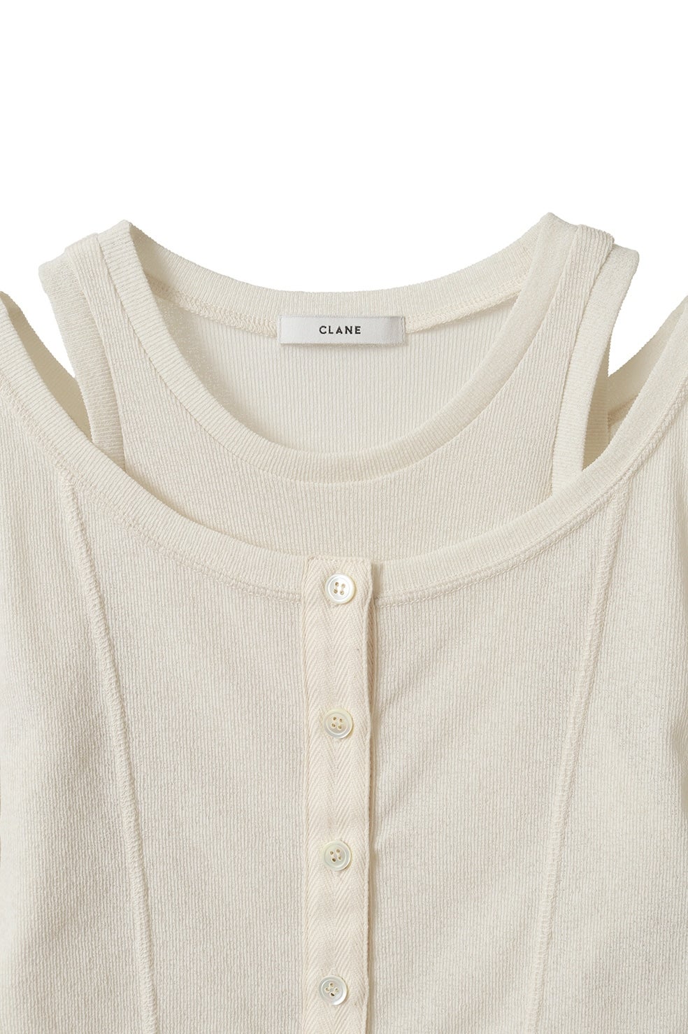 LAYERED COMBI TOPS｜TOPS(トップス)｜CLANE OFFICIAL ONLINE STORE
