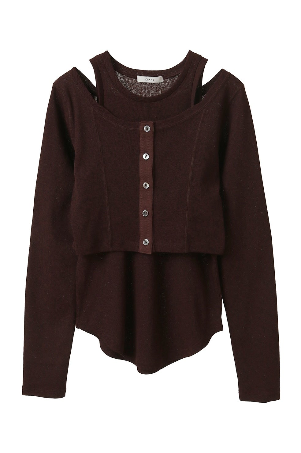 LAYERED COMBI TOPS｜TOPS(トップス)｜CLANE OFFICIAL ONLINE STORE