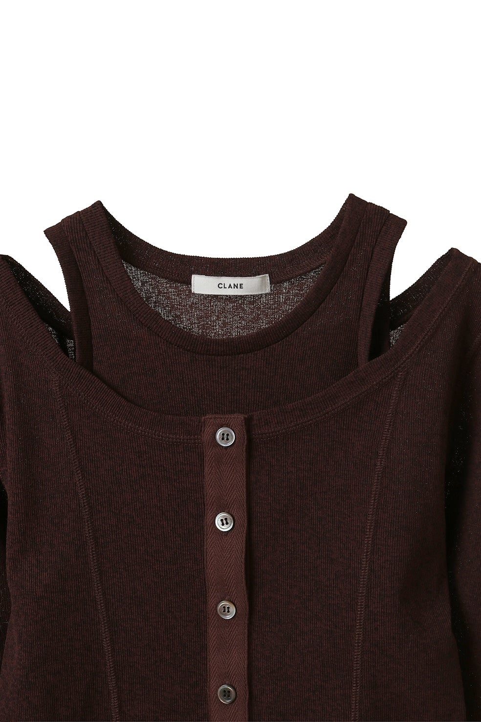 LAYERED COMBI TOPS｜TOPS(トップス)｜CLANE OFFICIAL ONLINE STORE
