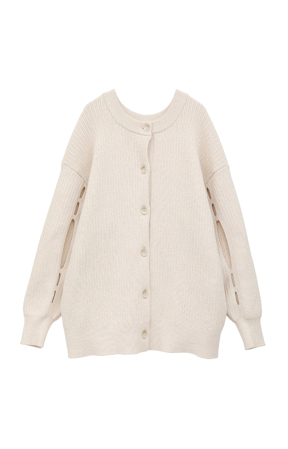 CLANE - BUSTIER SET KNIT CARDIGAN - NAVY - カーディガン