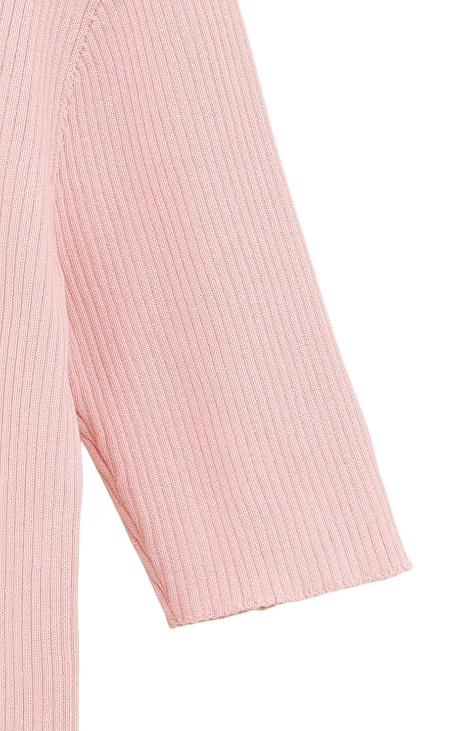 CLANE クラネ 半袖 リブニット ピンク サイズ2 H/N HALF SLEEVE RIB KNIT TOPS｜TOPS(トップス)｜CLANE
