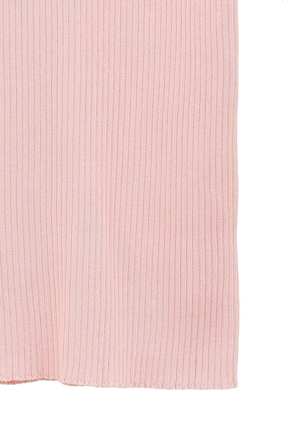 H/N HALF SLEEVE RIB KNIT TOPS｜TOPS(トップス)｜CLANE