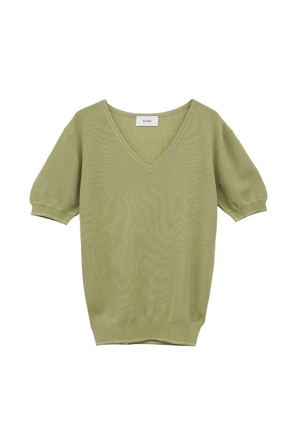 LINE V NECK KNIT TOPS｜TOPS(トップス)｜CLANE OFFICIAL ONLINE