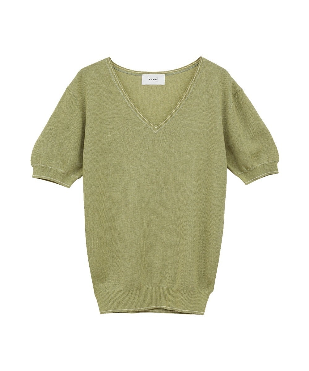 LINE V NECK KNIT TOPS｜TOPS(トップス)｜CLANE OFFICIAL ONLINE