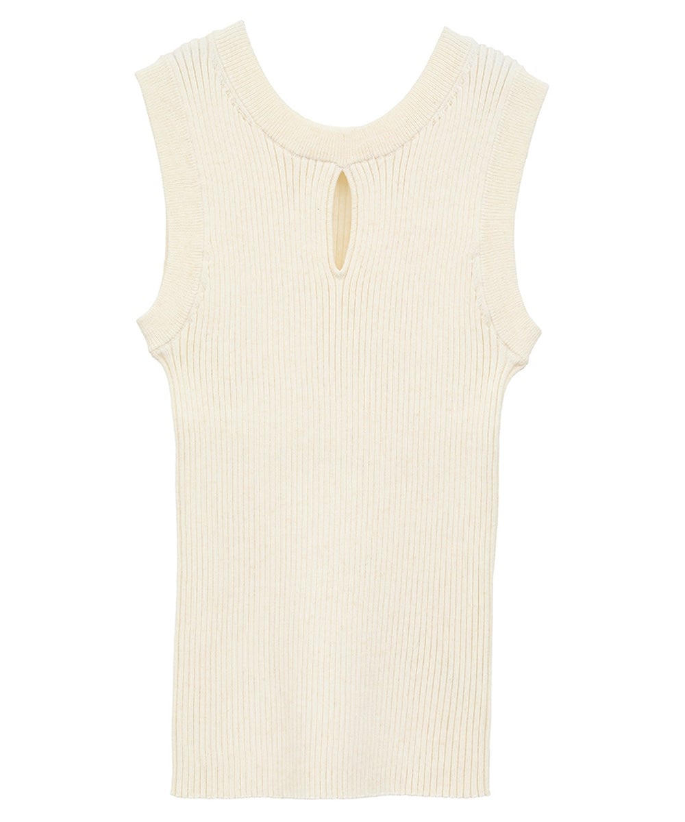 W FACE HOLE KNIT TOPS