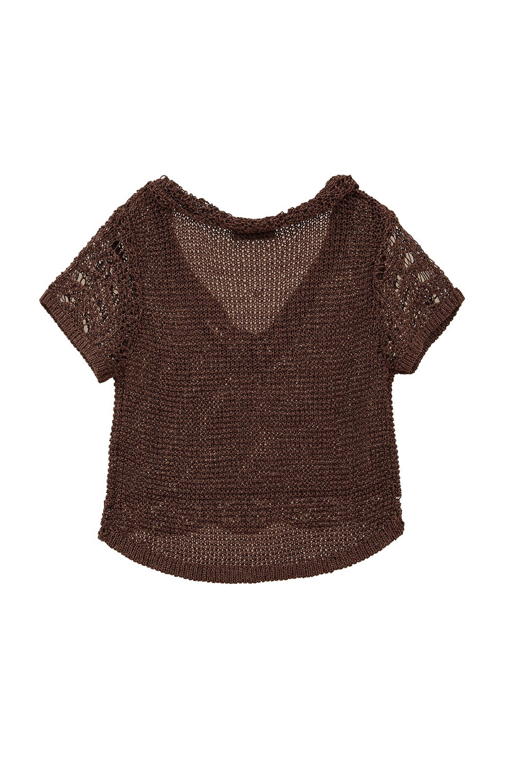 CROPPED CROCHET KNIT TOPS｜TOPS(トップス)｜CLANE OFFICIAL