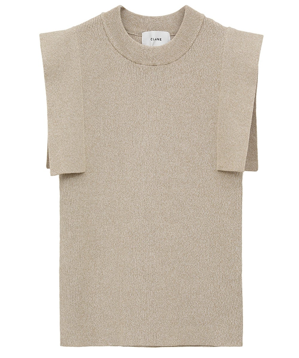 SQUARE SLEEVE KNIT TOPS｜TOPS(トップス)｜CLANE OFFICIAL