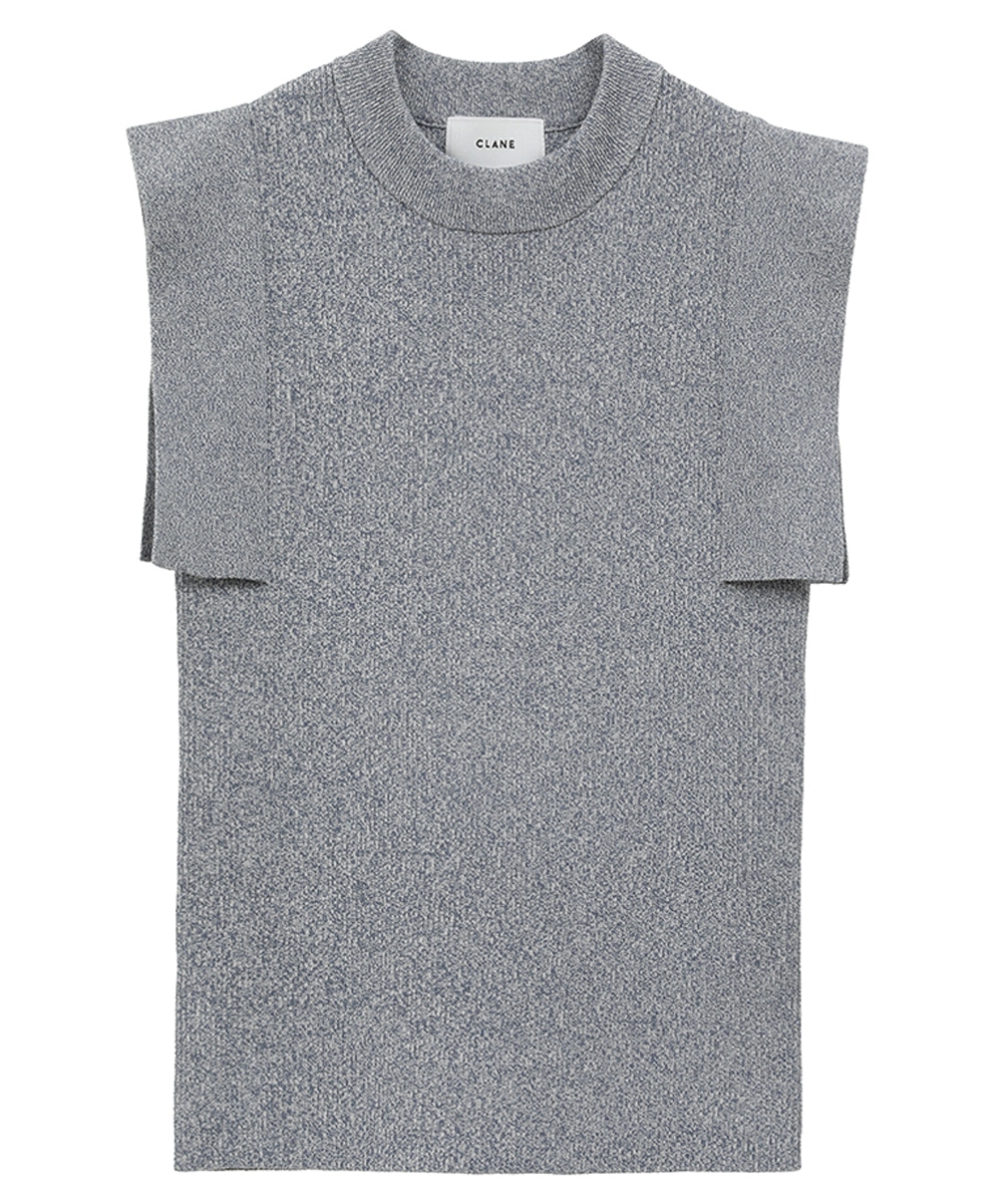 SQUARE SLEEVE KNIT TOPS