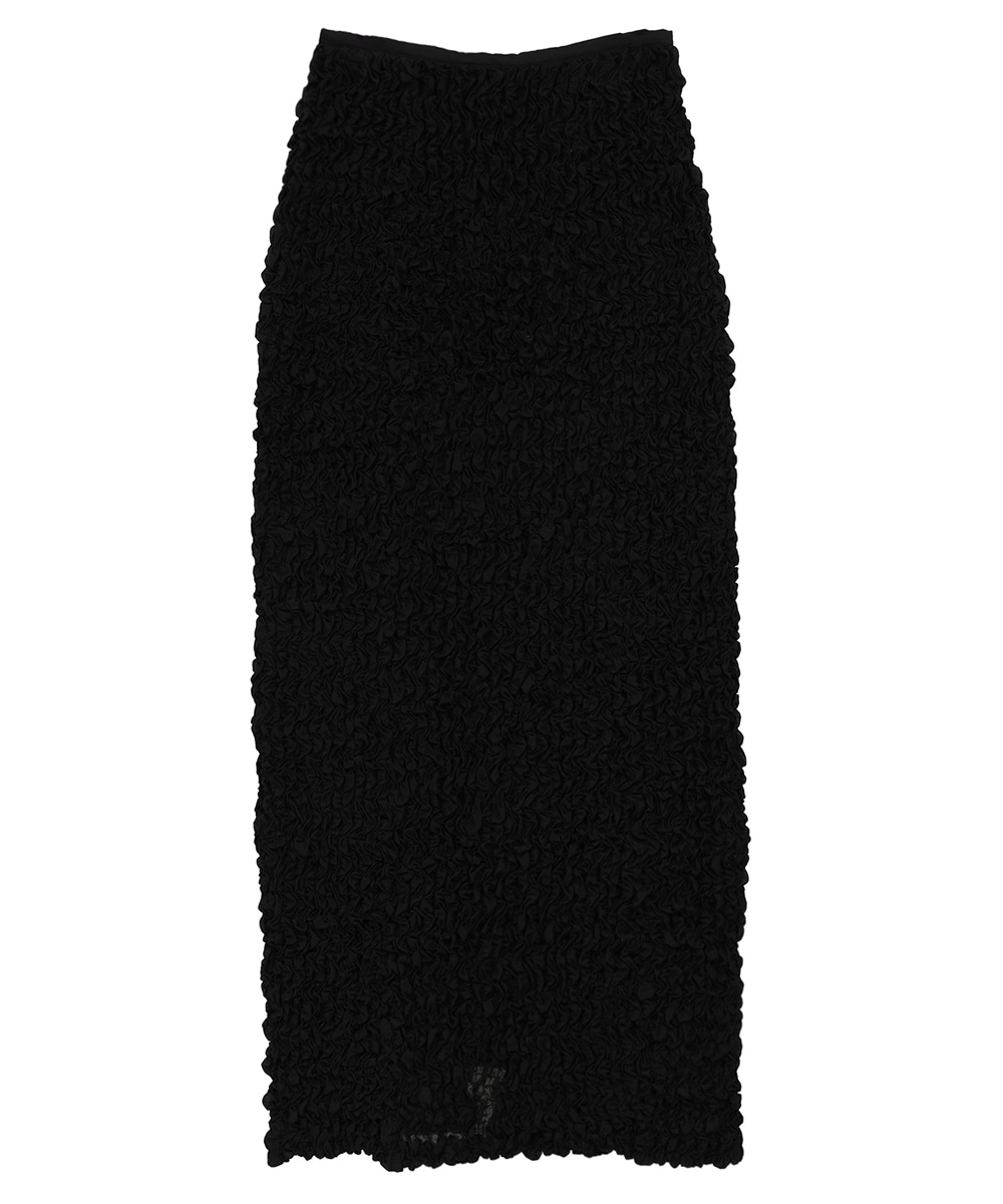 SHIRRING STRAIGHT SKIRT