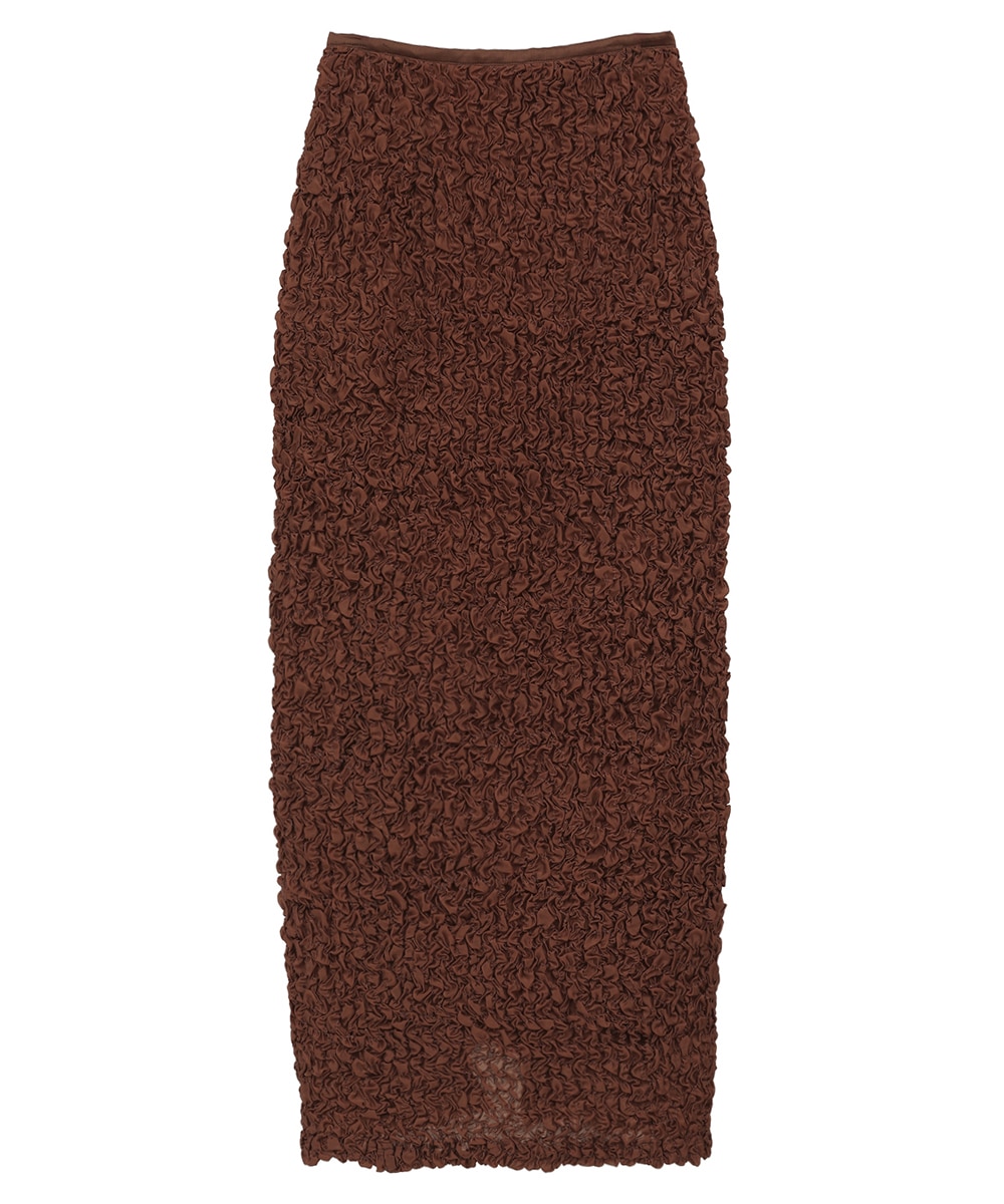 SHIRRING STRAIGHT SKIRT