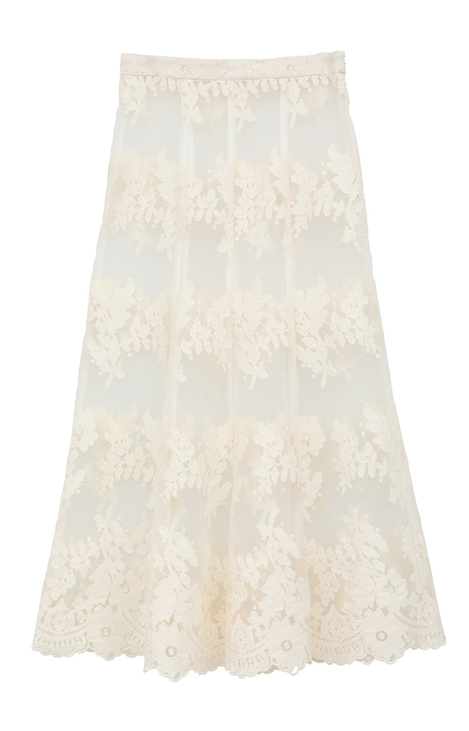 スカート Thevirgins flower cotton lace skirt the virgins flower cotton lace skirt