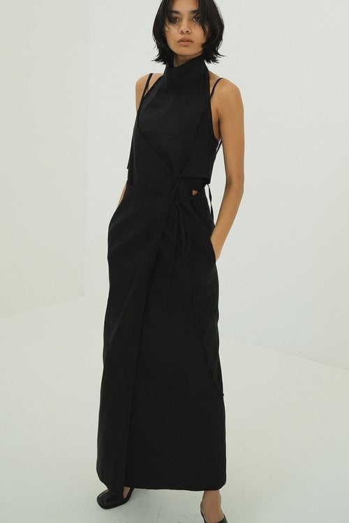 DRAPE WRAP CAMI SKIRT