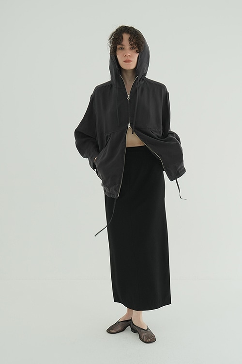 WAIST GATHER HOLE SKIRT