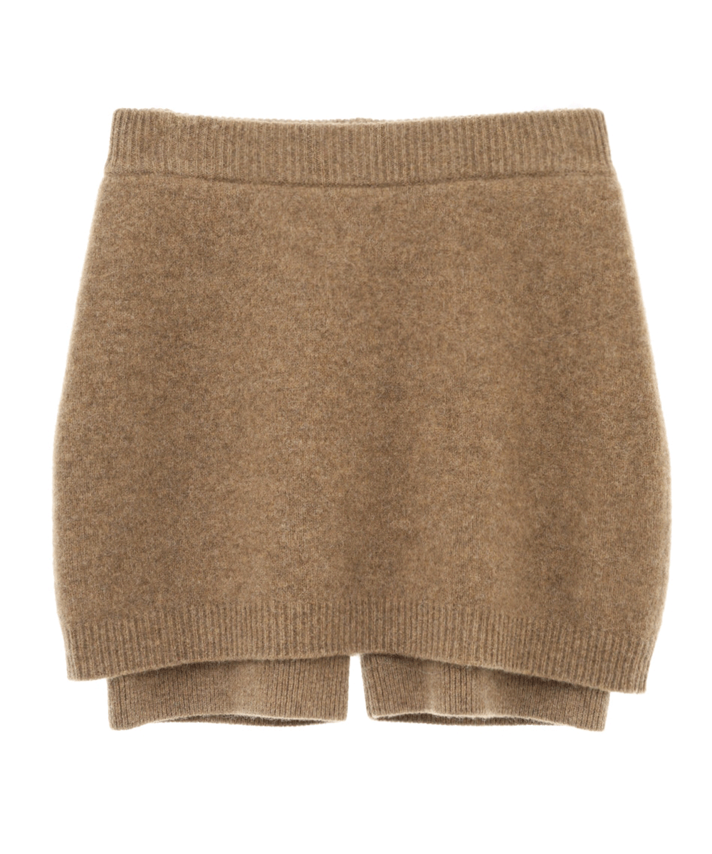 スカート CLANE PANTS LAYERED YAK MINISKIRT PANTS LAYERED YAK MINISKIRT｜SKIRT/PANTS(スカート/パンツ