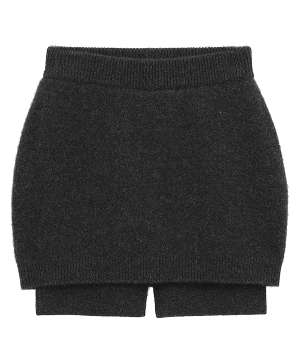 PANTS LAYERED YAK MINISKIRT