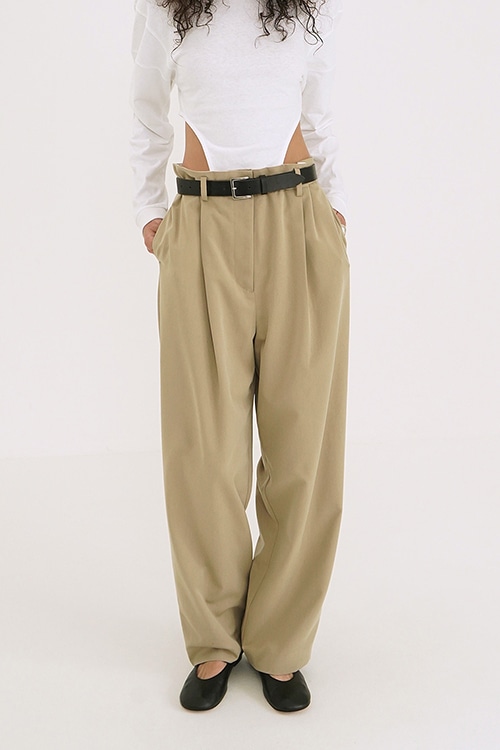 【25SS PRE ORDER】WAIST BELT DAD PANTS