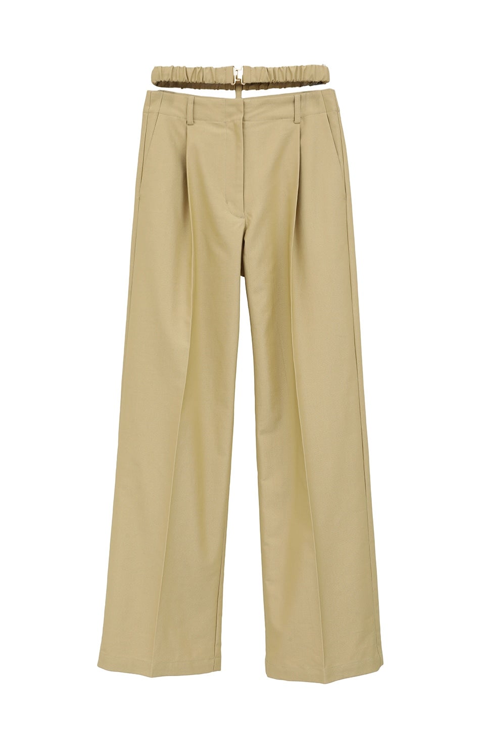 CLANE（クラネ）の「2WAY WIDE BELT TAPERED PANTS（スラックス