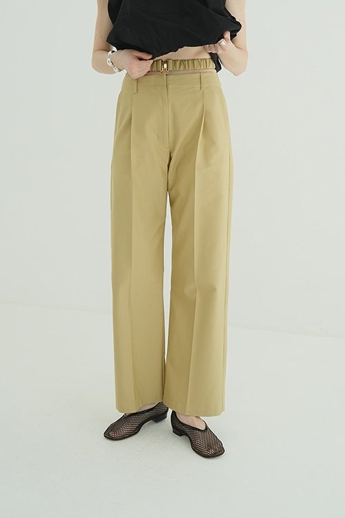 2WAY GATHER BELT PANTS