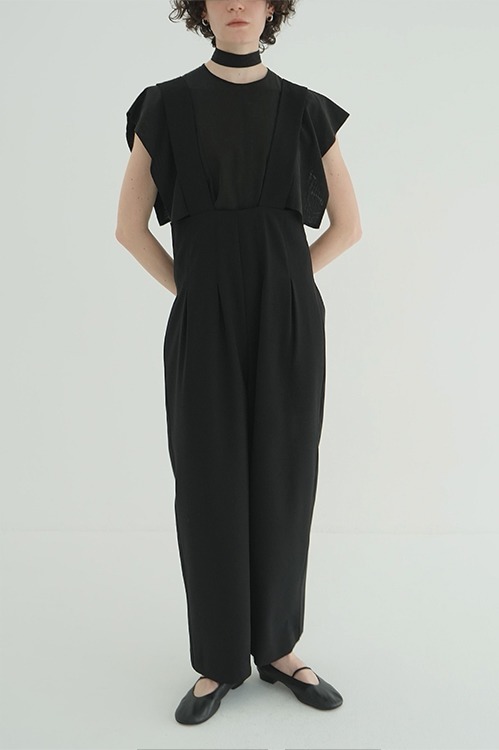 HIGH WAIST SUSPENDER PANTS