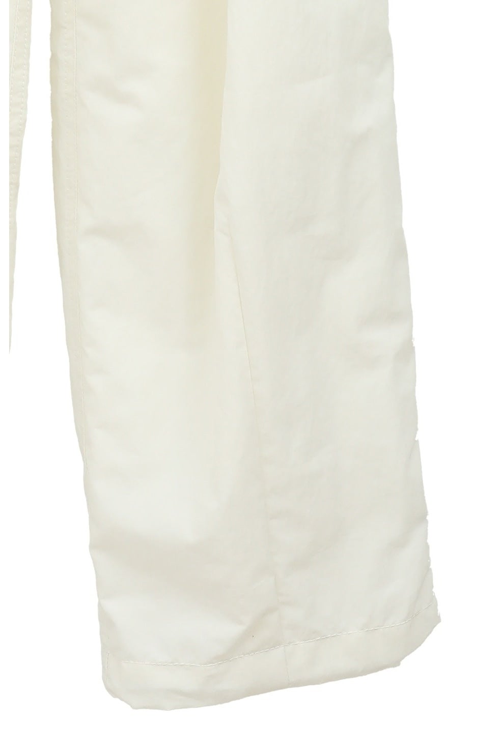 CLANE パラシュートパンツ ホワイト CLANE（クラネ）の「CLANE/クラネ/COTTON PARACHUTE PANTS