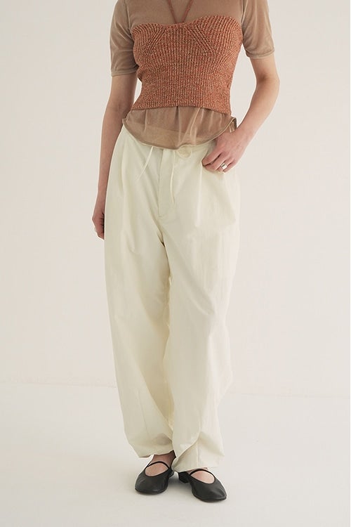 COTTON PARACHUTE PANTS