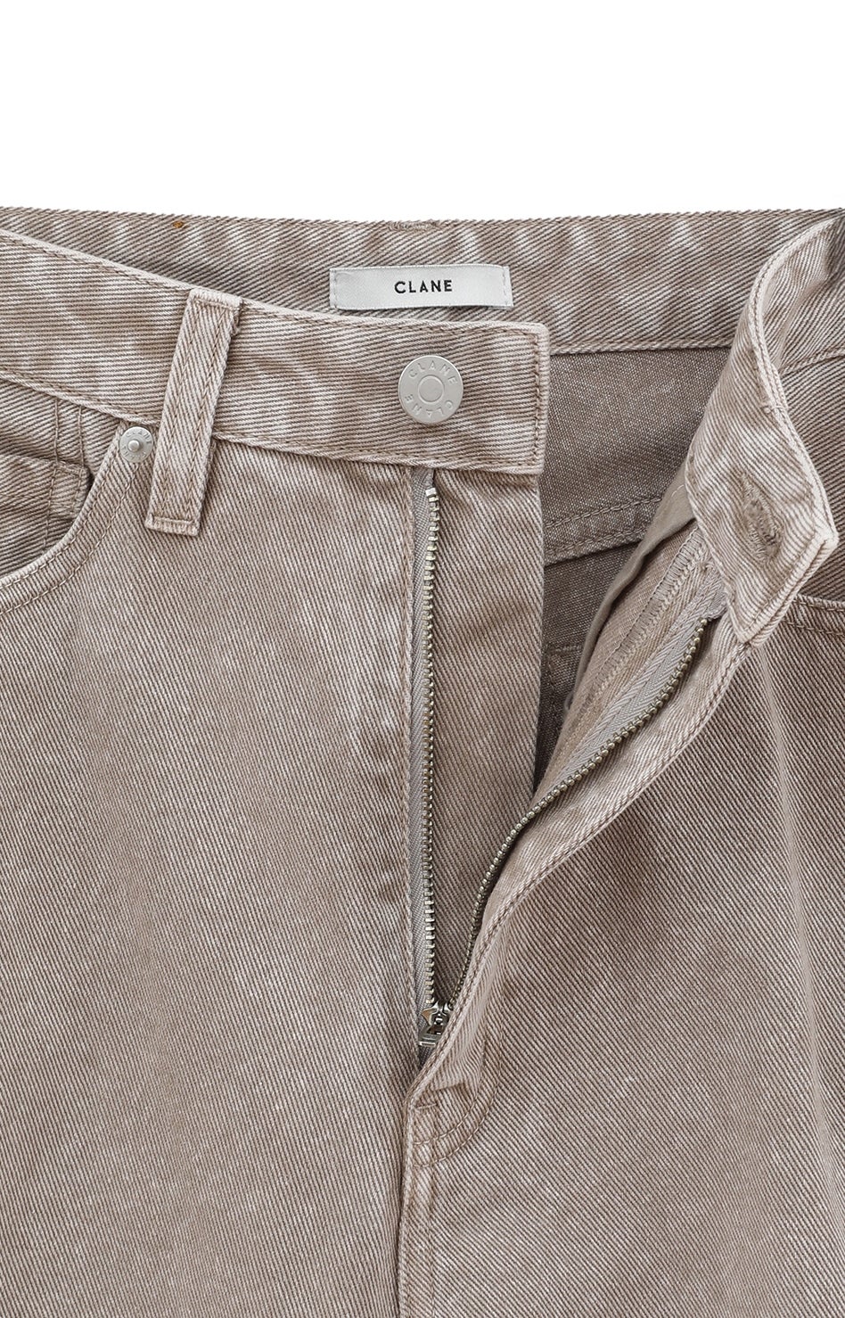 SLASH CUT DENIM PANTS｜SKIRT/PANTS(スカート/パンツ)｜CLANE