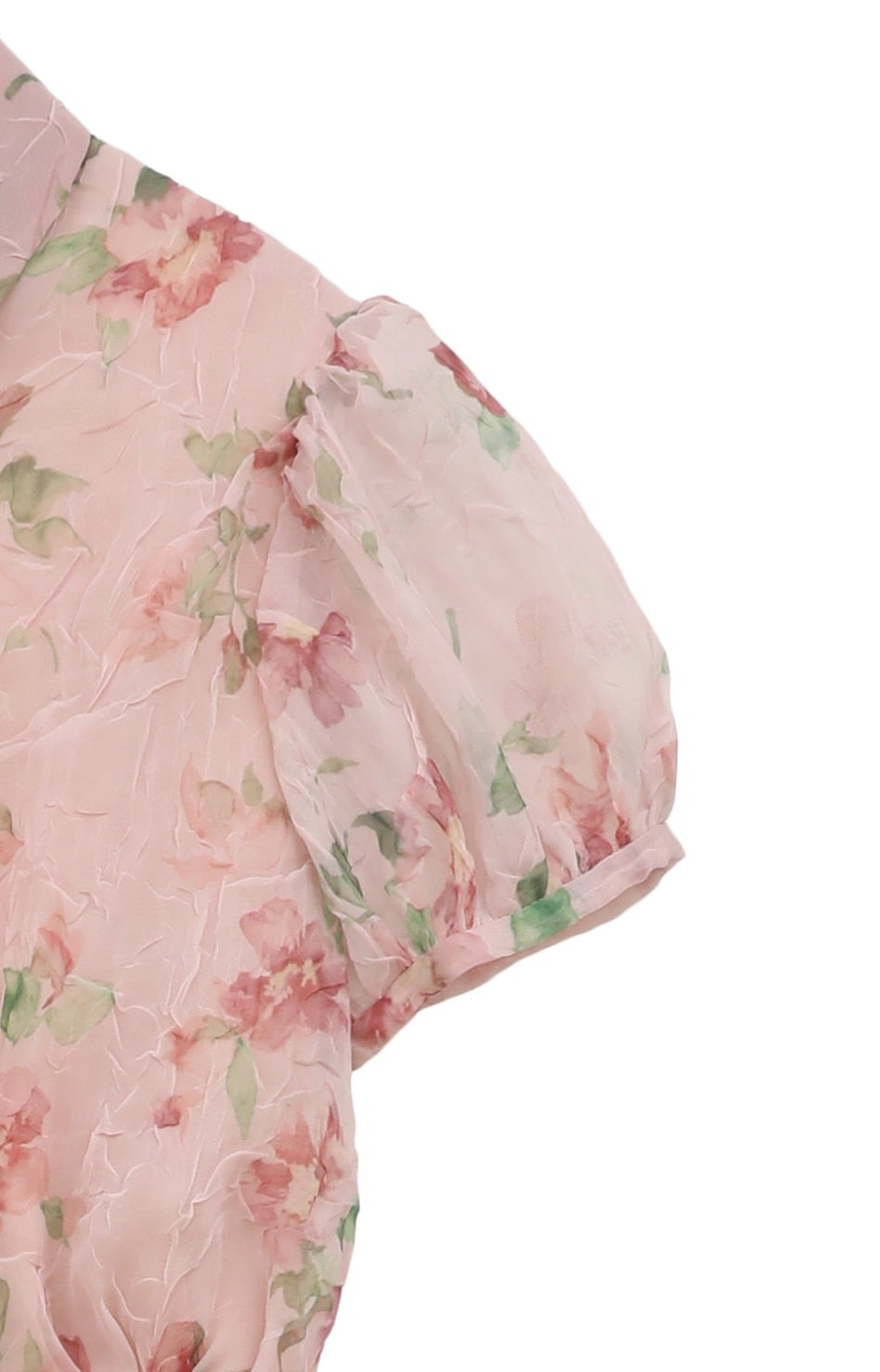 SHEER FLOWER MINI PUFF ONEPIECE｜DRESS(ドレス)｜CLANE