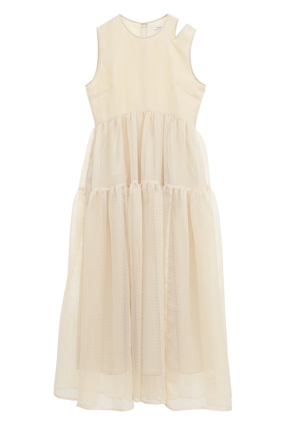 clane SHEER PLAID FLARE ONEPIECE 新品未使用 SHEER PLAID FLARE ONEPIECE｜DRESS(ドレス)｜CLANE OFFICIAL