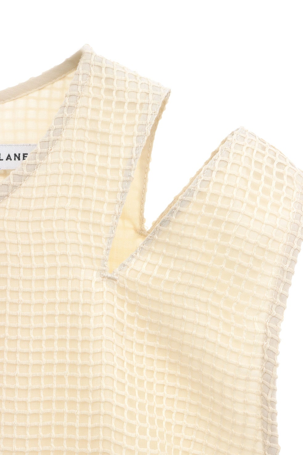 SHEER PLAID FLARE ONEPIECE｜DRESS(ドレス)｜CLANE OFFICIAL