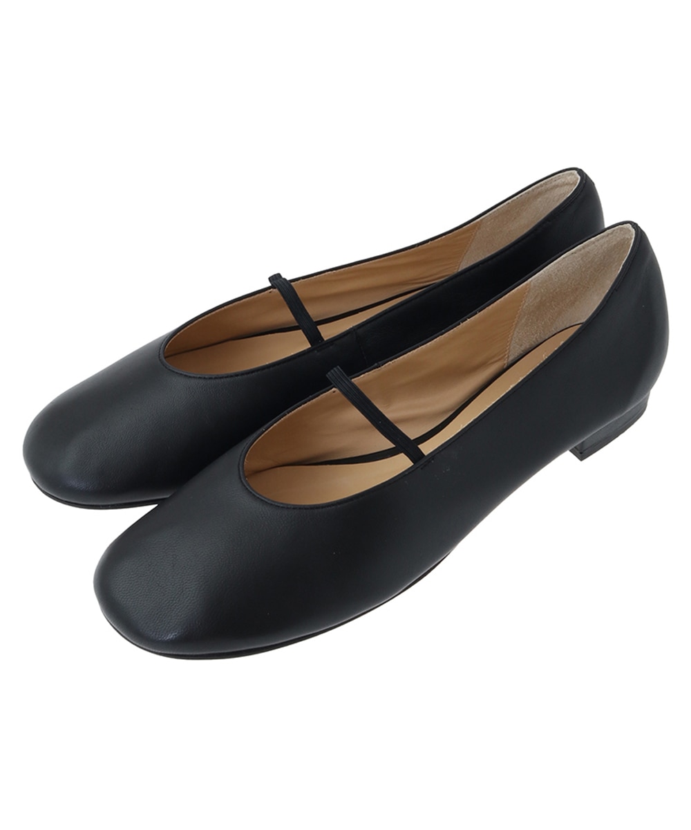 OBLIQUE TOE FLAT SHOES