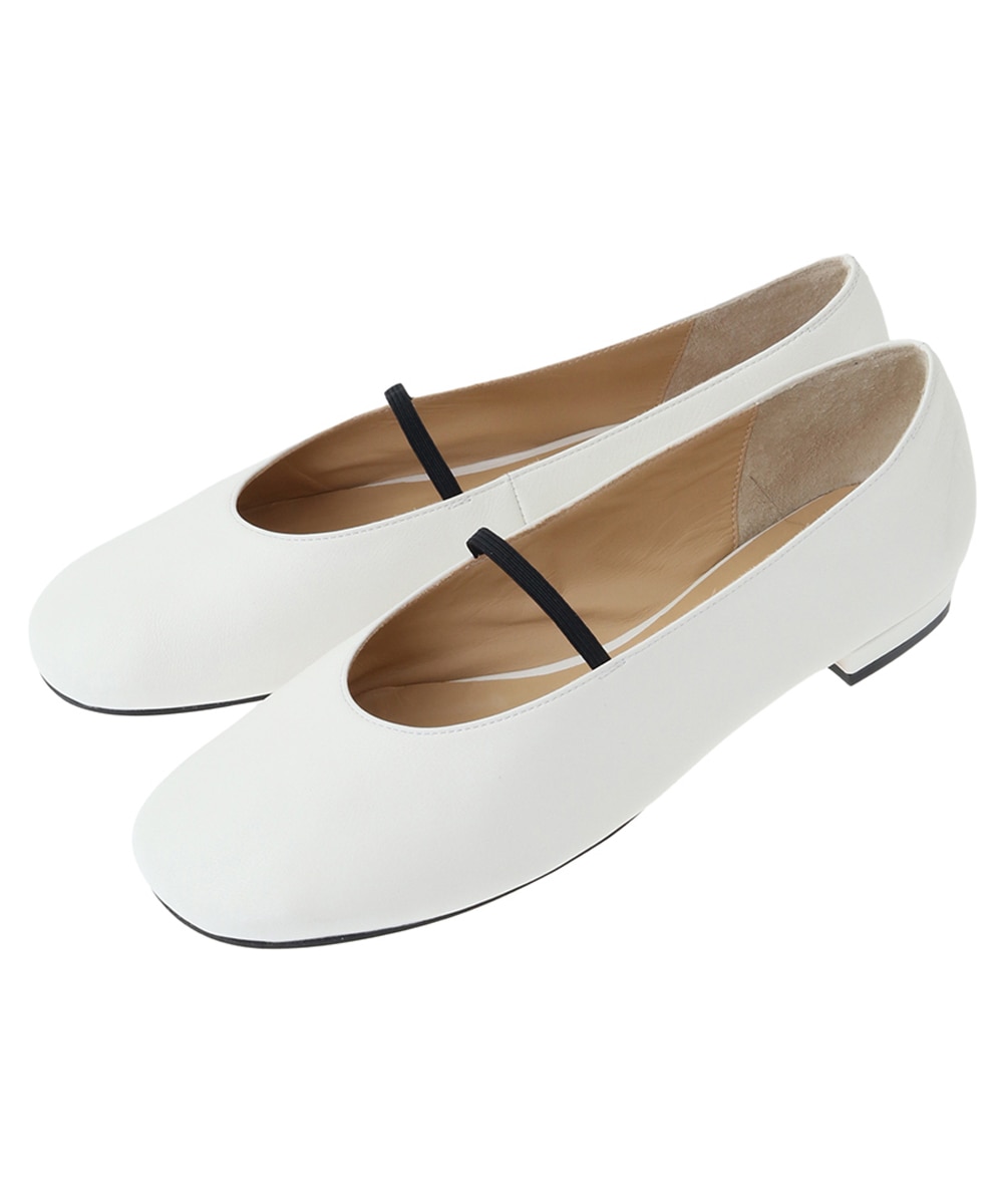 OBLIQUE TOE FLAT SHOES