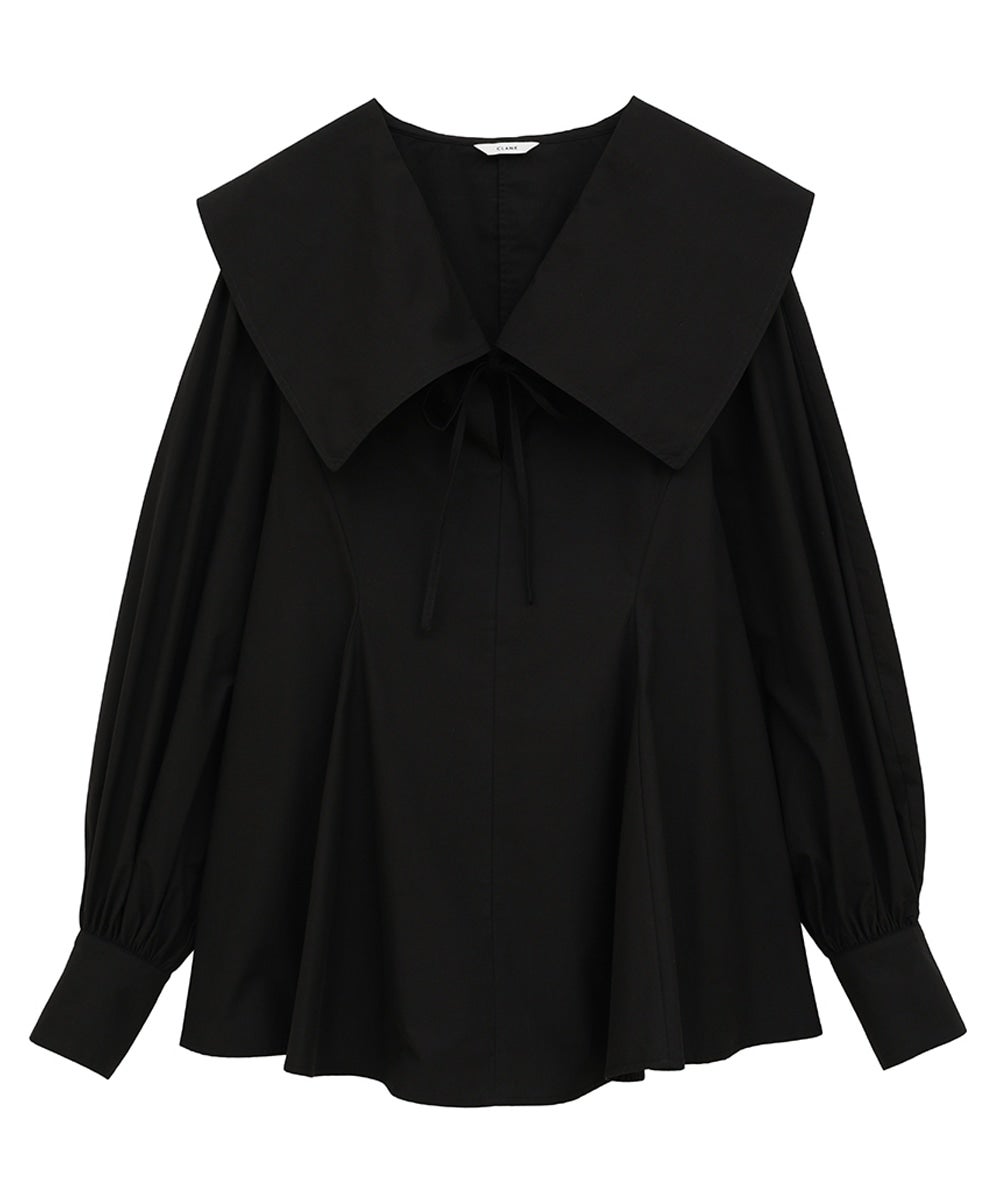 トップス clane BIG COLLAR DRAWSTRING BLOUSE BIG COLLAR DRAWSTRING BLOUSE｜TOPS(トップス)｜CLANE OFFICIAL