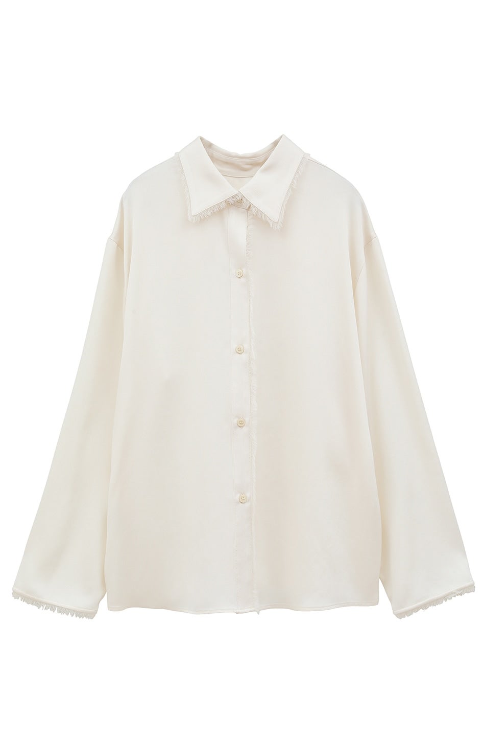 トップス CLANE  W FACE CROSS FRINGE TOPS - WHITE CLANE - W FACE CROSS FRINGE TOPS - WHITE | ADDICT WEB SHOP