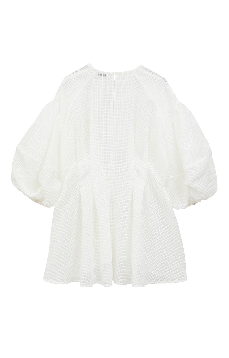 2025 お歳暮【公式】 - 人気ブランド PLAID SHEER VOLUME TOPS｜TOPS(トップス)｜CLANE SLEEVE トップス