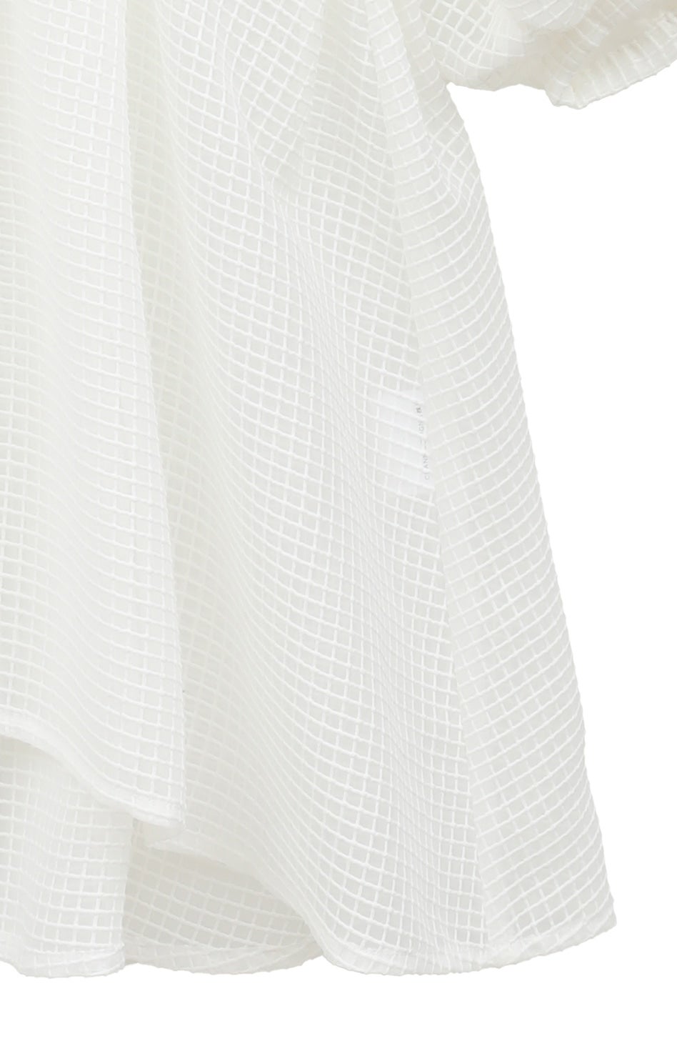 CLANE クラネ SHEER PLAID VOLUME SLEEVE TOPS SHEER PLAID VOLUME SLEEVE TOPS｜TOPS(トップス)｜CLANE