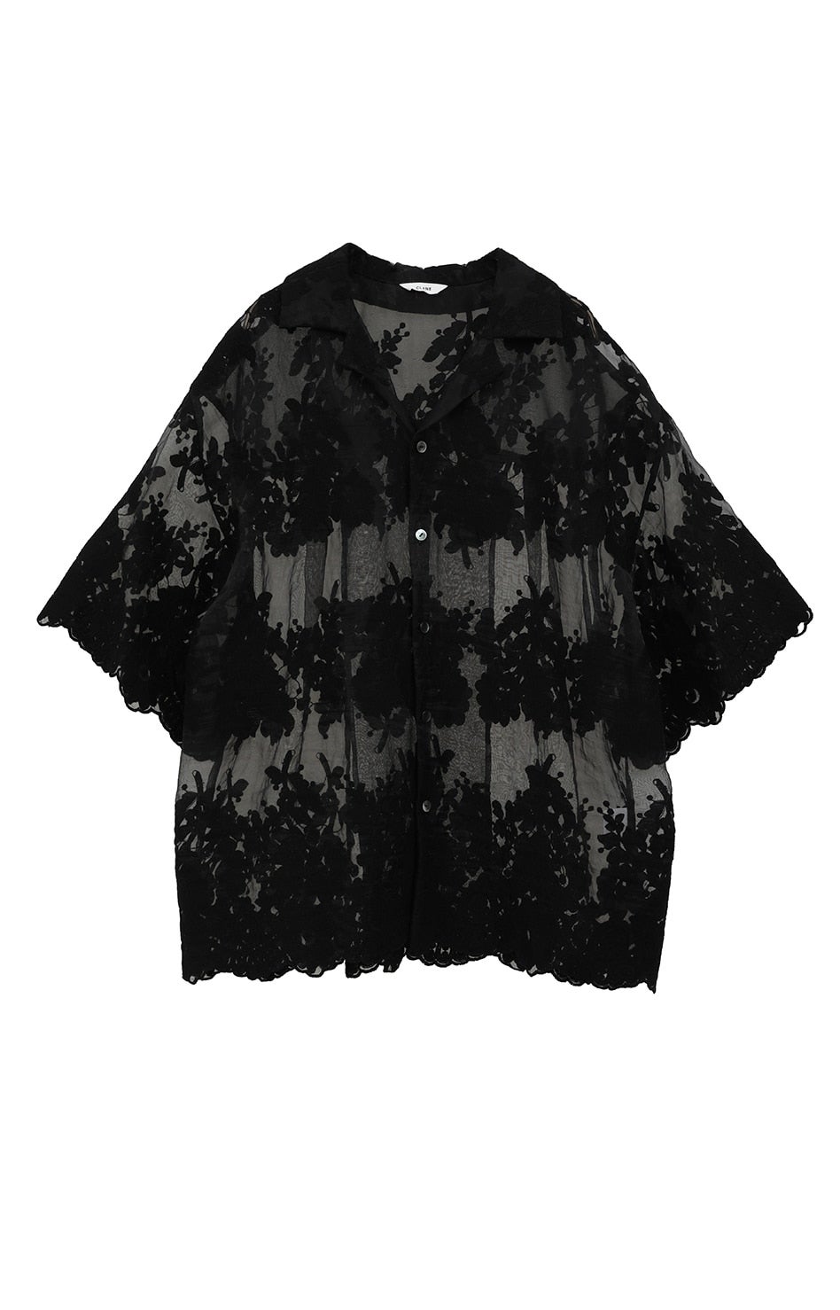 SHEER FLOWER LACE SHIRTS｜TOPS(トップス)｜CLANE OFFICIAL