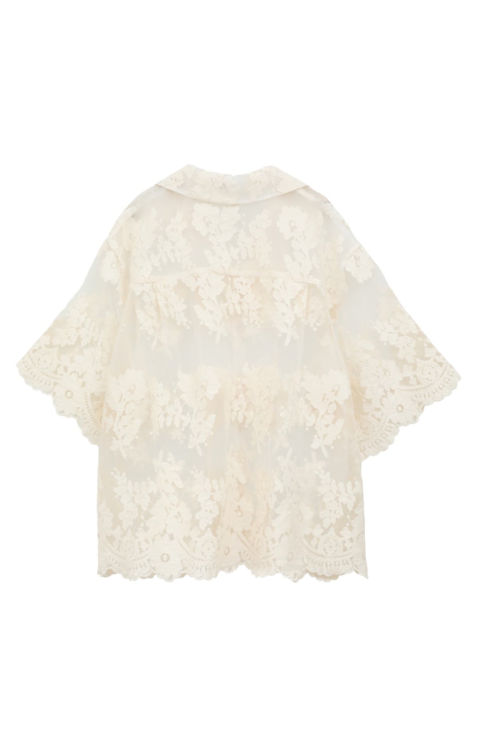 【18％OFF】 SHEER FLOWER LACE SHIRTS｜TOPS(トップス)｜CLANE OFFICIAL トップス