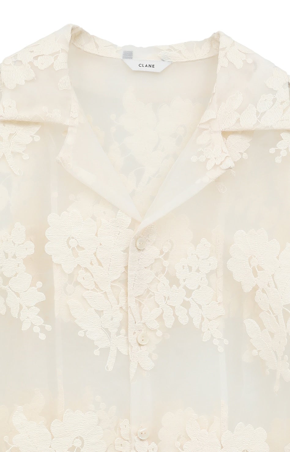 SHEER FLOWER LACE SHIRTS｜TOPS(トップス)｜CLANE OFFICIAL