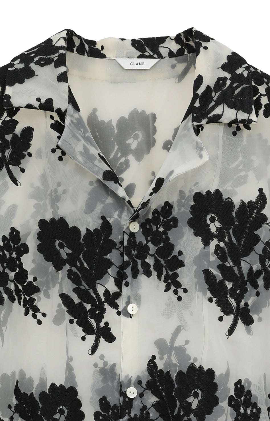 SHEER FLOWER LACE SHIRTS｜TOPS(トップス)｜CLANE OFFICIAL
