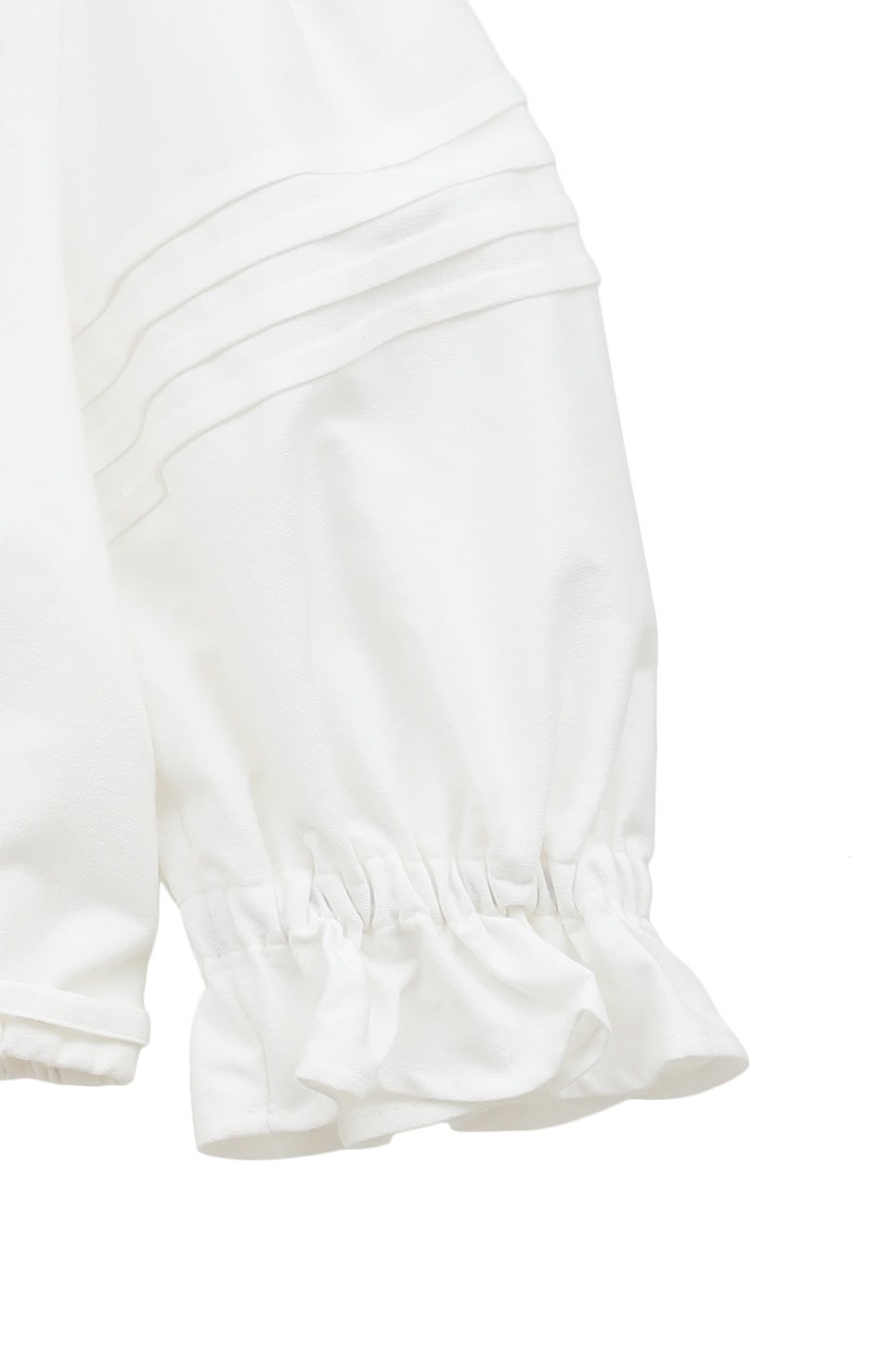【完売品】CLANE PINTUCK CROPPED BLOUSE ホワイト PINTUCK CROPPED BLOUSE｜TOPS(トップス)｜CLANE OFFICIAL