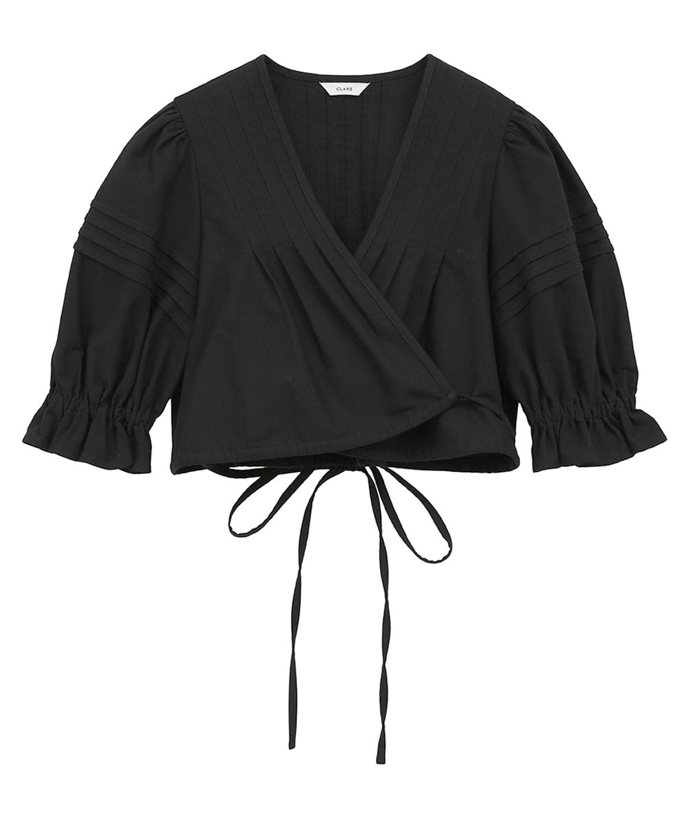 PINTUCK CROPPED BLOUSE｜TOPS(トップス)｜CLANE OFFICIAL