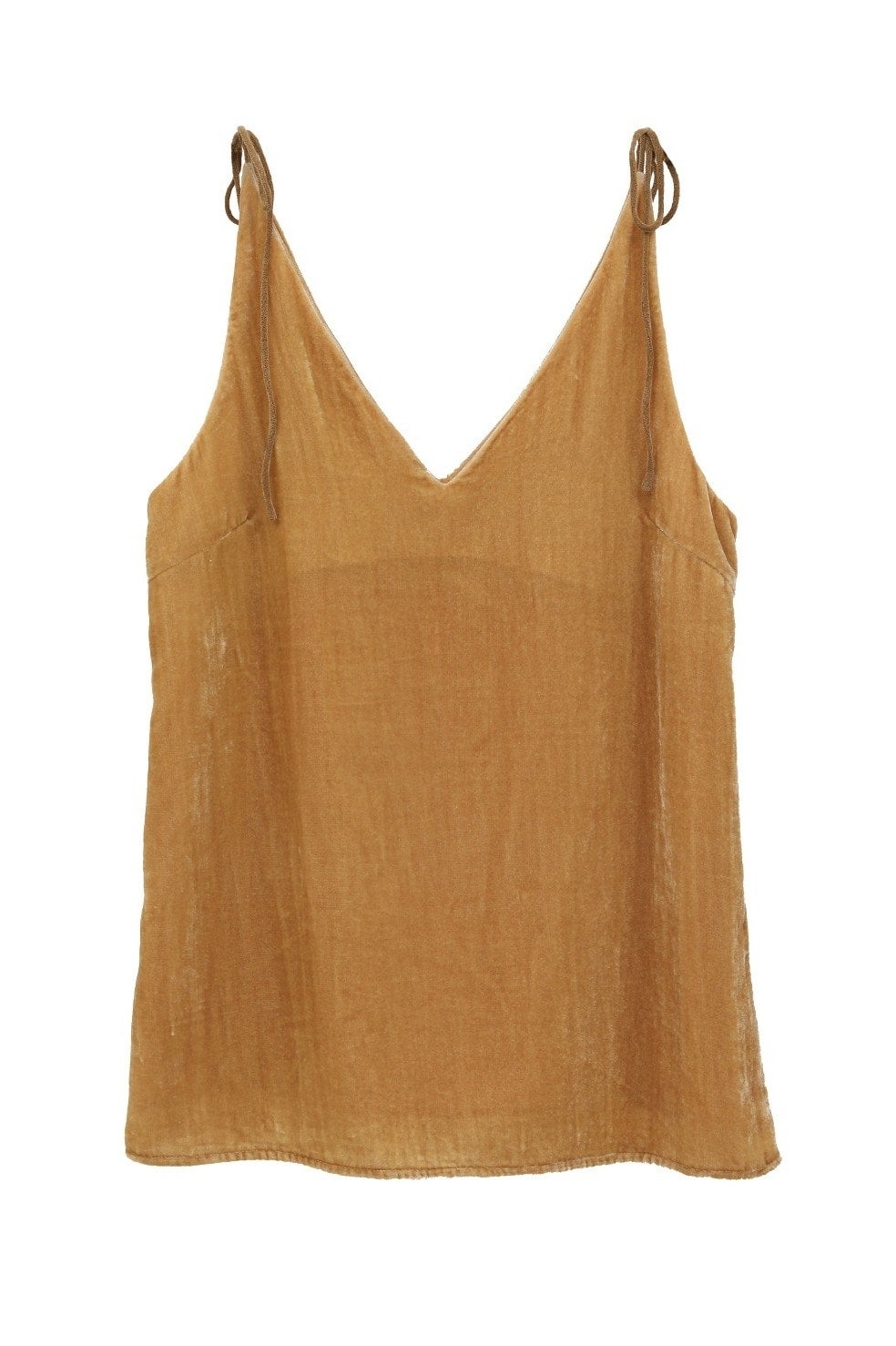 VELOUR SHOULDER RIBBON CAMISOLE TOPS 3色 VELOUR SHOULDER RIBBON CAMISOLE TOPS｜TOPS(トップス)｜CLANE
