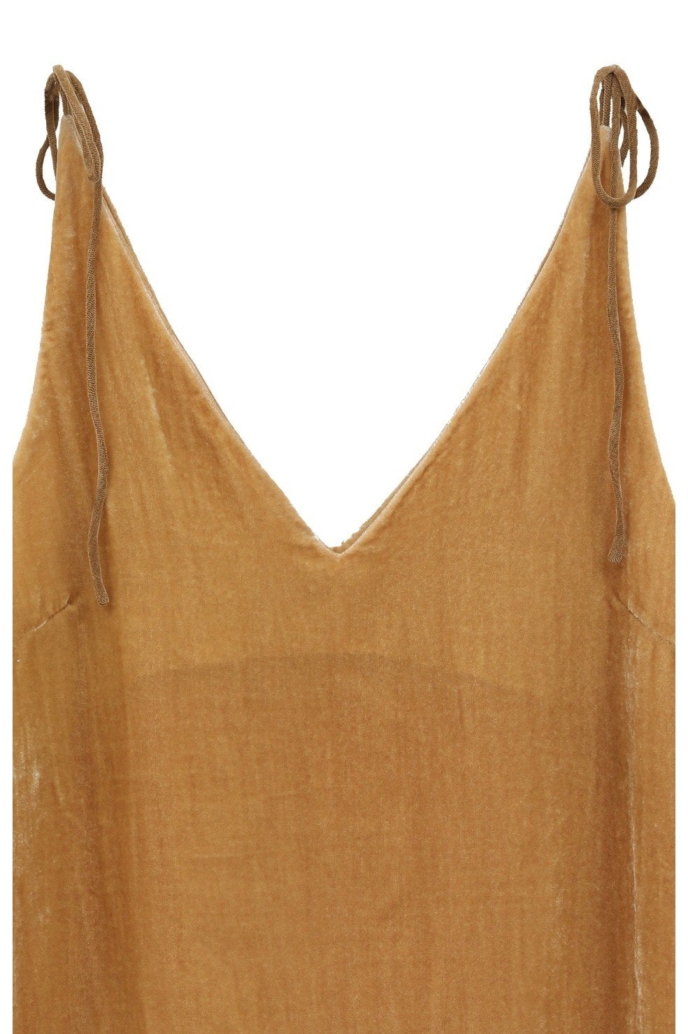 VELOUR SHOULDER RIBBON CAMISOLE TOPS｜TOPS(トップス)｜CLANE