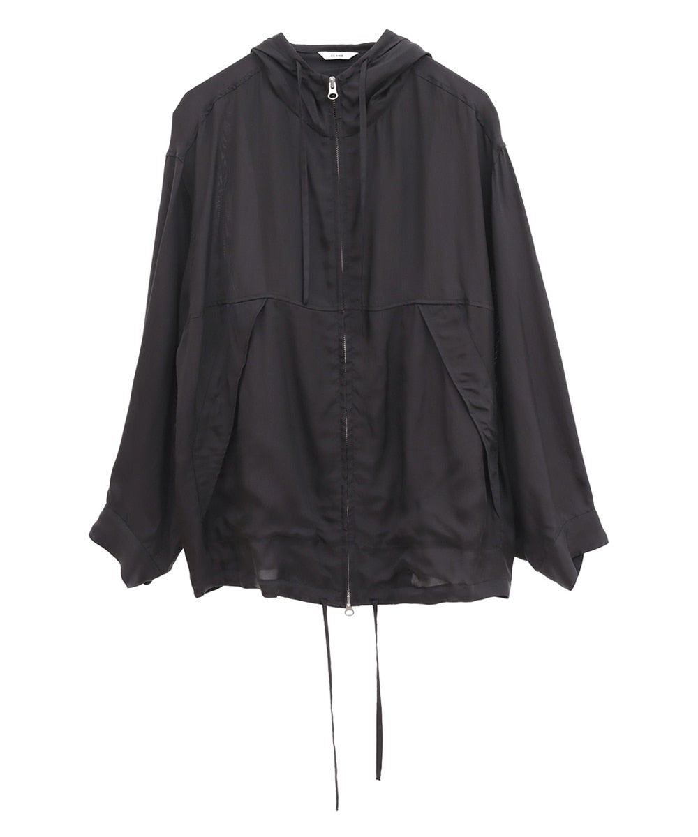 SHEER AIRY ZIP HOODIE